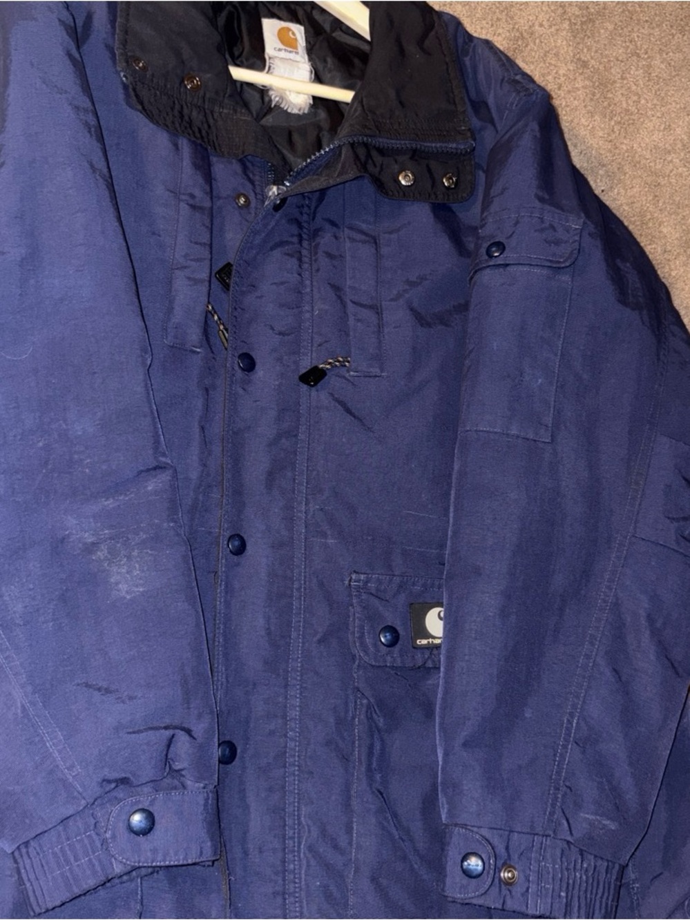 Carhartt Men's Blue Military Field Jacket